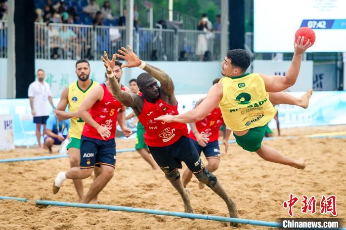 第十一届世界沙滩手球锦标赛平潭开赛 中国队迎